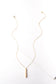 Give Justice Gold Bar Necklace