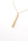 Give Justice Gold Bar Necklace
