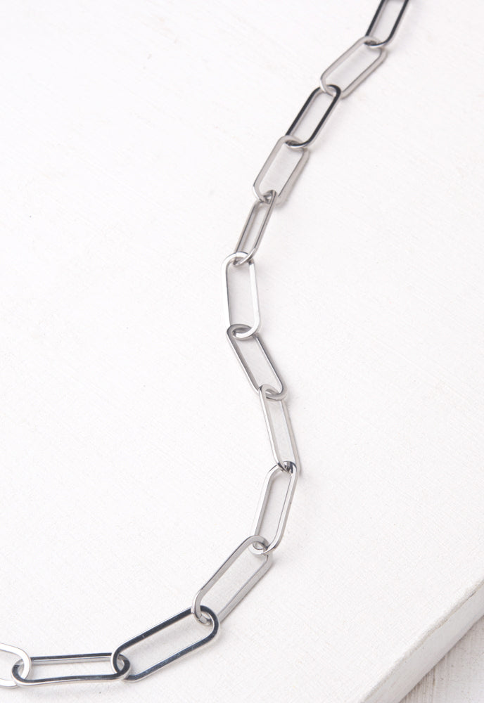 Georgie Silver Chain Necklace