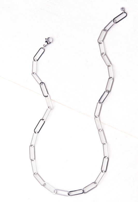 Georgie Silver Chain Necklace