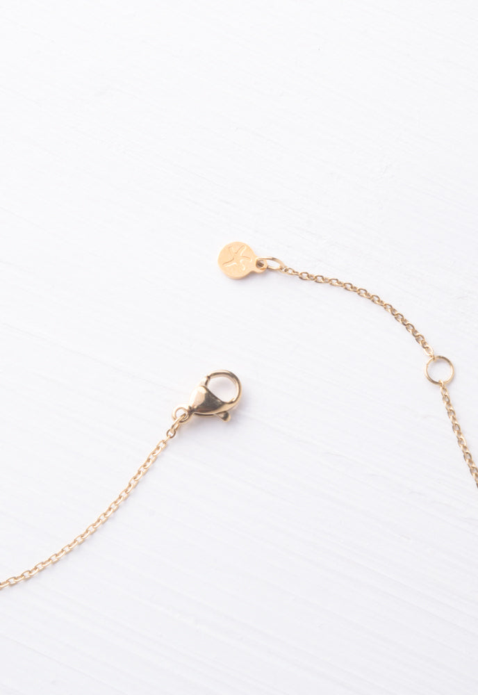 Give Joy Gold Bar Necklace