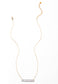 Lenore Cross Bar Necklace