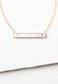Lenore Cross Bar Necklace