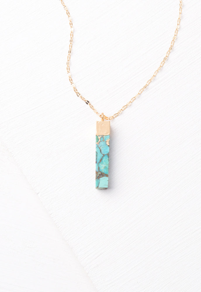 Brayden Turquoise Pendant Necklace