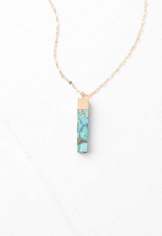 Brayden Turquoise Pendant Necklace