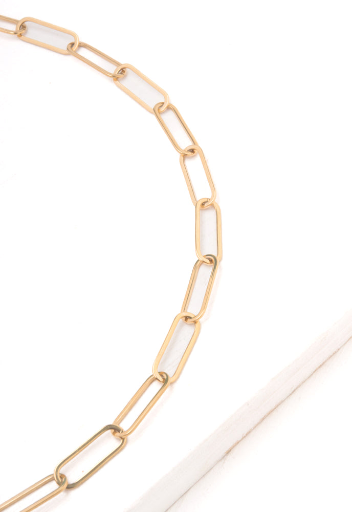 Georgie Gold Chain Necklace