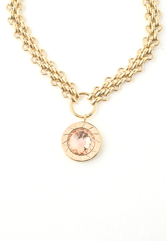Sun pendant necklace