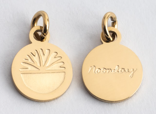 Noonday Logo Tag-double sided