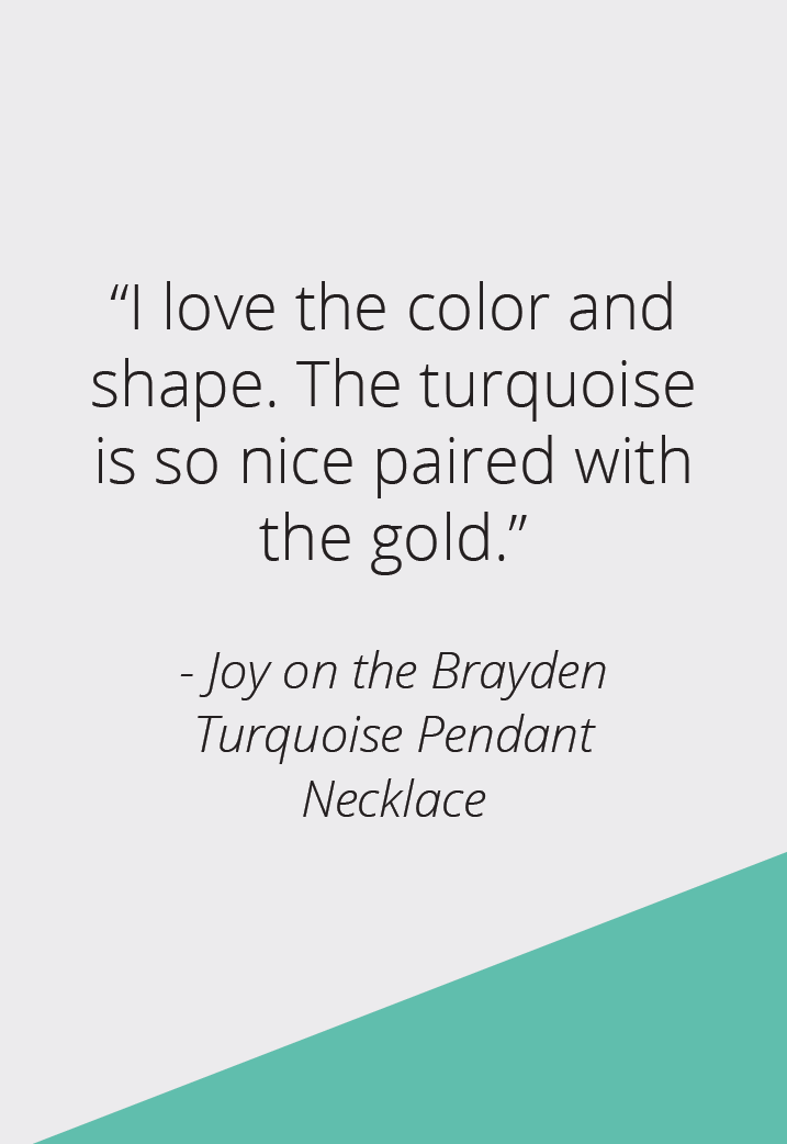 Brayden Turquoise Pendant Necklace