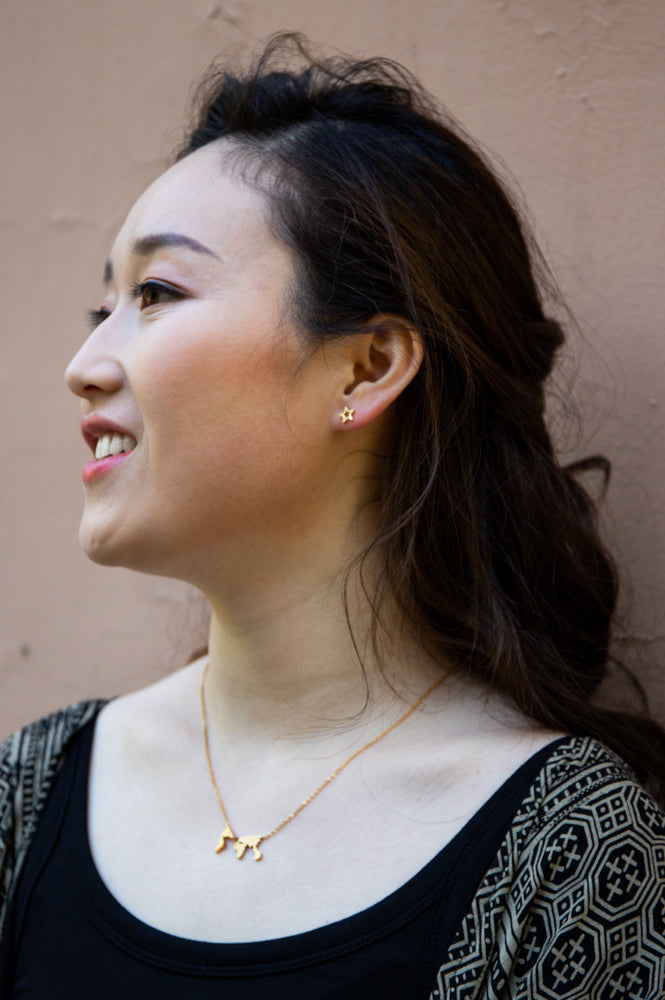 Eliana Gold World Necklace