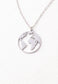 The Silver World Pendant Necklace