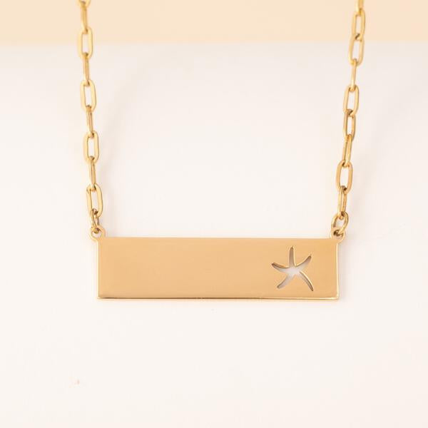 The Hopeful Starfish Gold Necklace