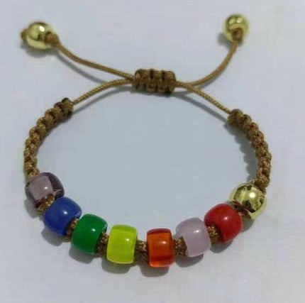 Rainbow Macrame Braceelet