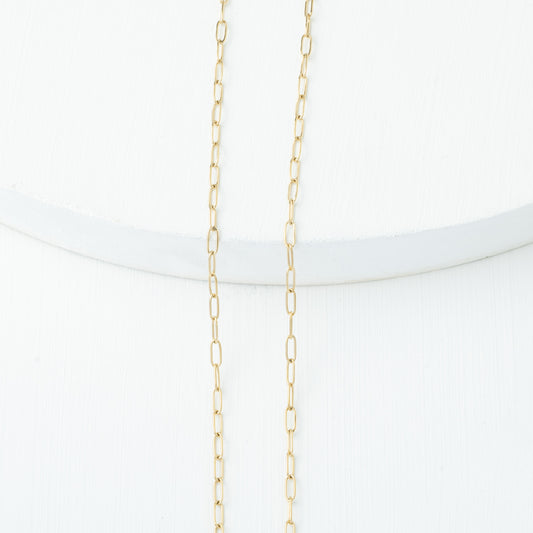 Rounded Paper Clip Chain 2.5*6.5mm