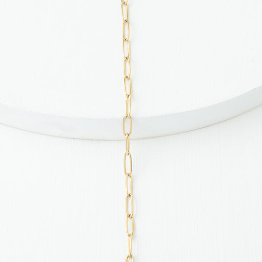 Rounded Paper Clip Chain 3.5*10mm