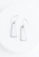 Pillar Mother of Pearl Earrings in Silver