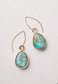 Teresa Turquoise Teardrop Earrings