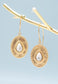 Protected Earrings in White Turquoise