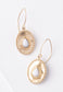 Protected Earrings in White Turquoise