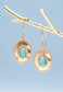 Protected Earrings in Turquoise