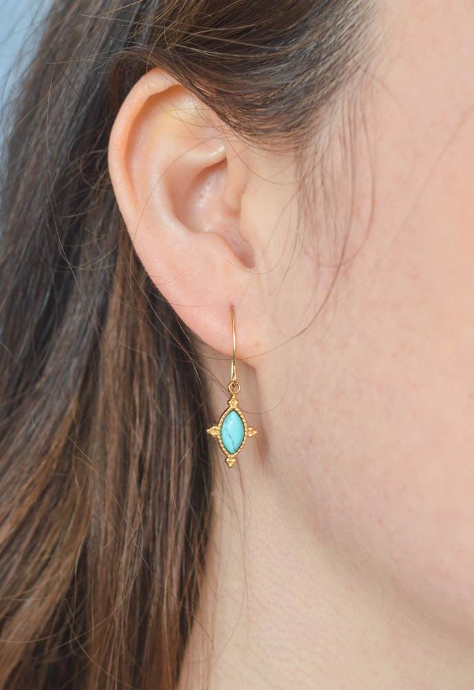 Forgiven Earrings in Turquoise