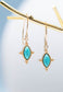 Forgiven Earrings in Turquoise