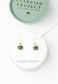 Drops of Delight Earrings in Emerald Green