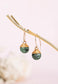 Drops of Delight Earrings in Emerald Green