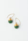 Drops of Delight Earrings in Emerald Green