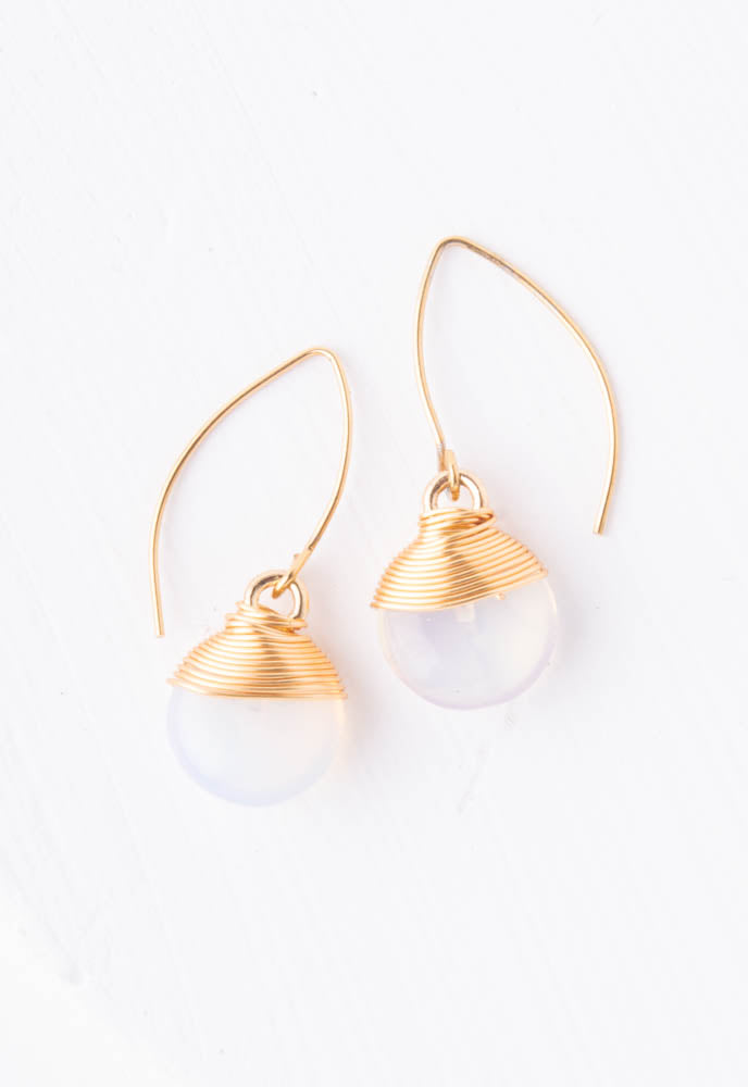 Drops of Delight Earrings in Moon Light