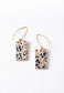 Discovery Earrings in Dalmation Jasper