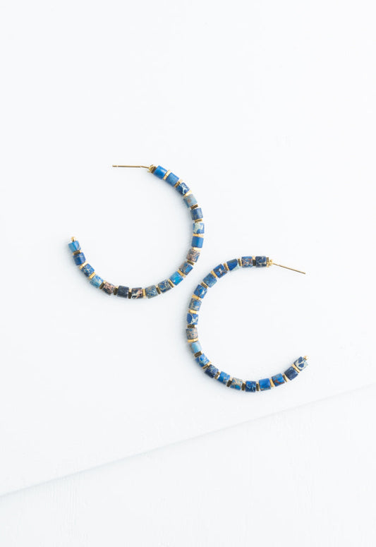 Your New Favorite Hoops in Emperor Blue