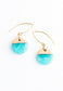 Refresh Earrings in Aqua