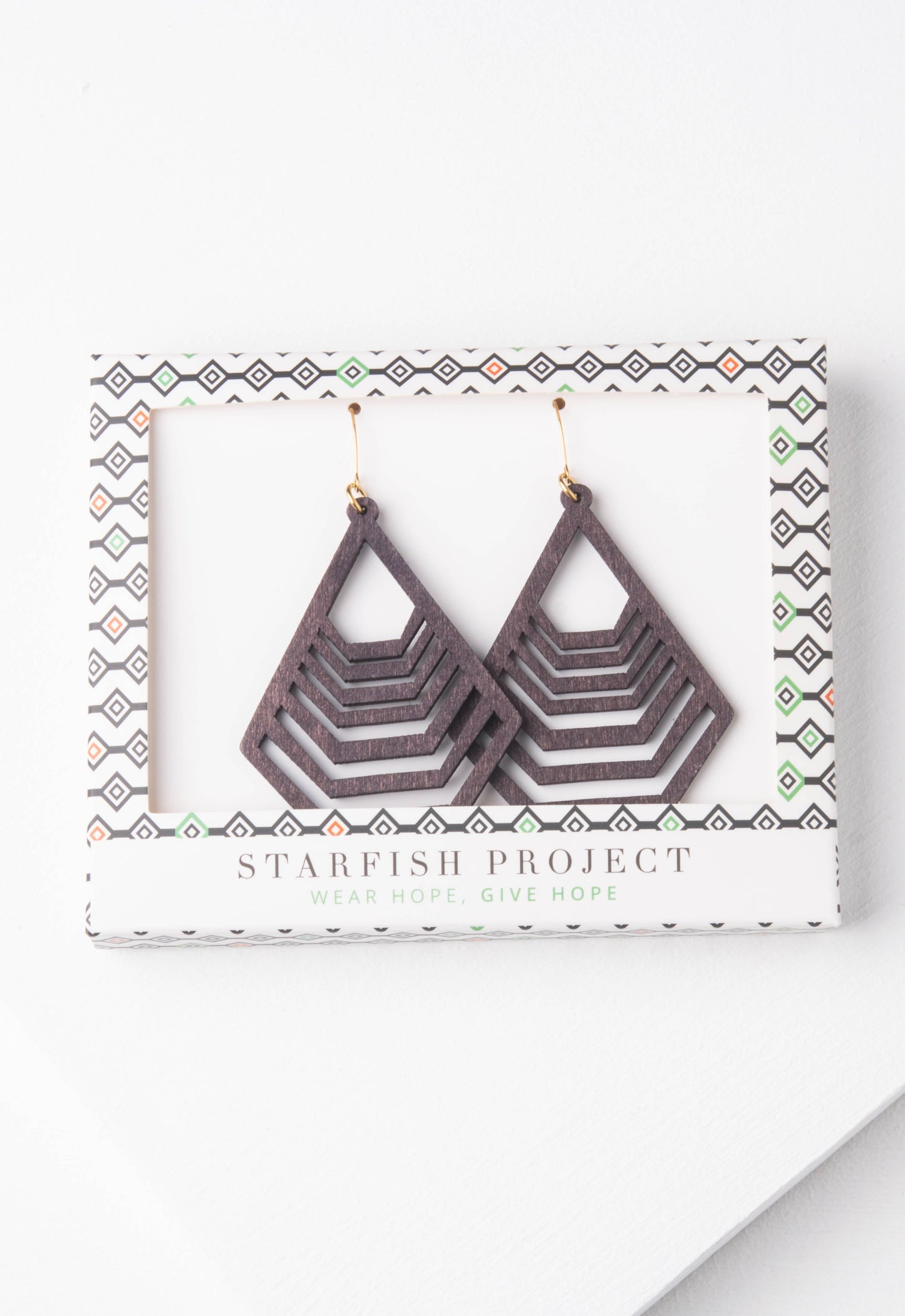 Raven Wood Earrings