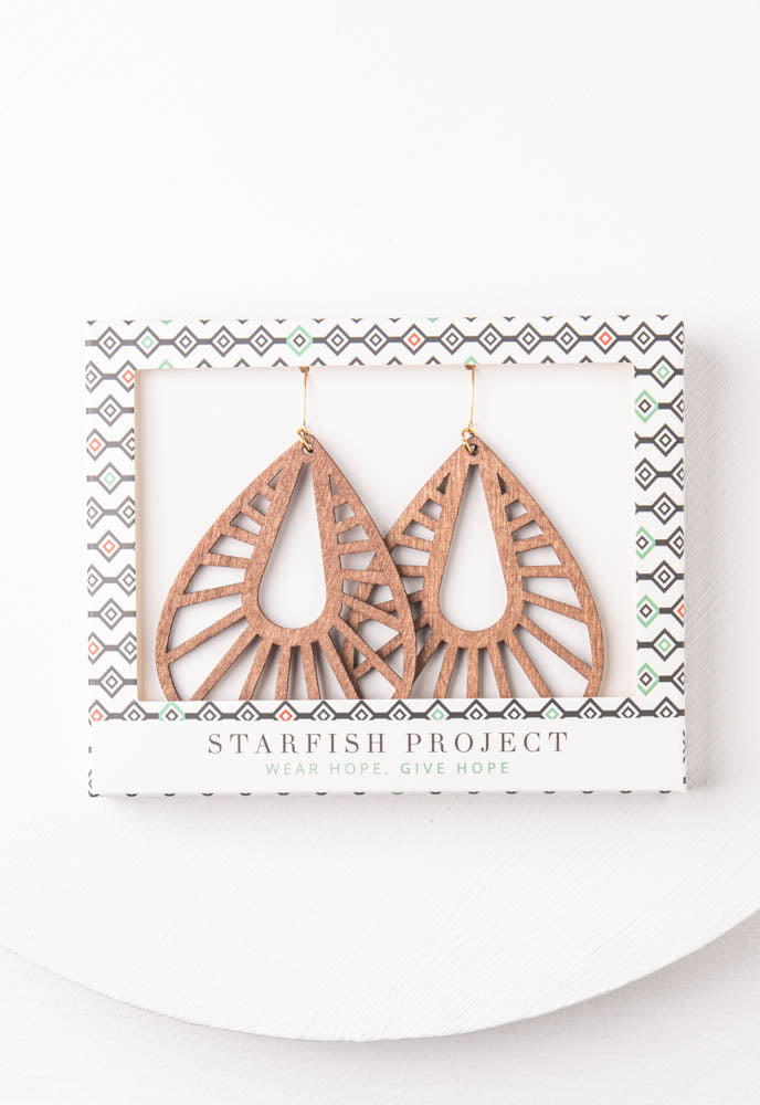 Abide Wooden Earrings