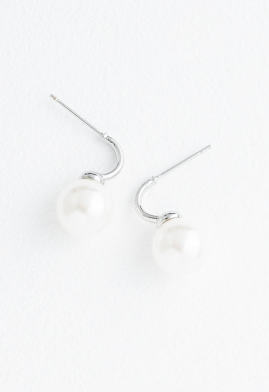 Impeccably Pearled Earrings in Silver