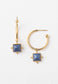 Contented Earrings in Celestial Blue