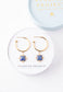 Contented Earrings in Celestial Blue