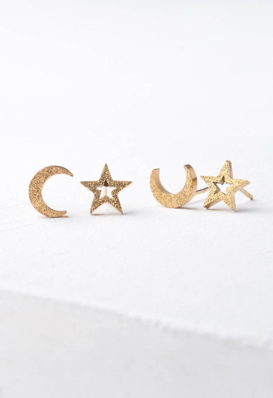 Aurora Gold Stud Set