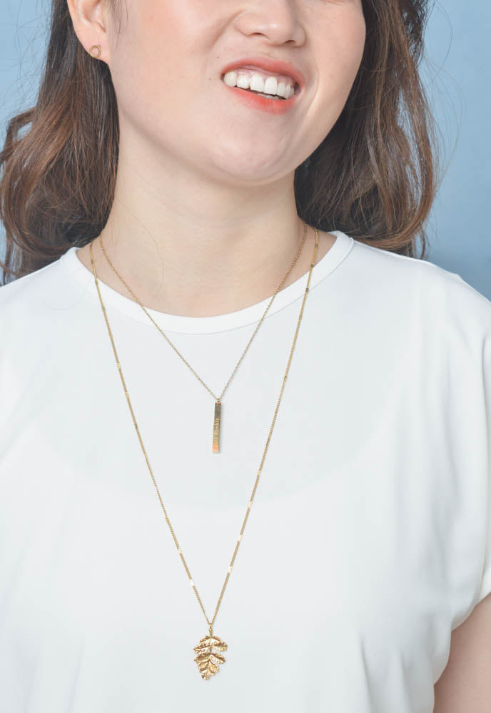 Rowen Leaf Necklace