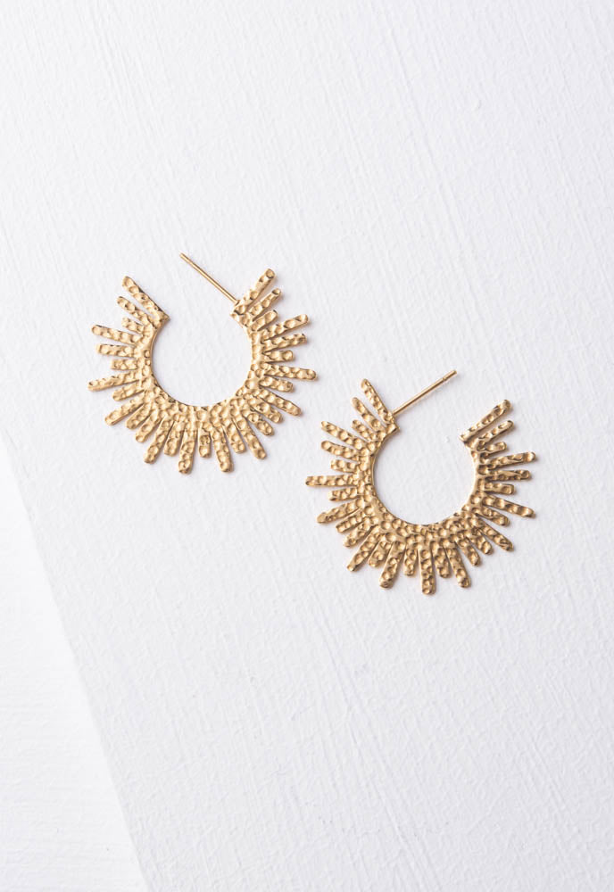 Luminous Hoop Earrings