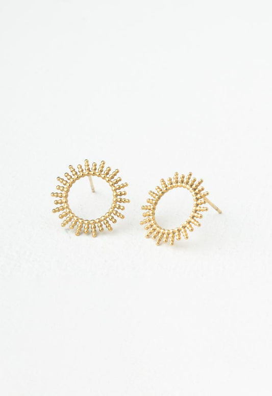 Glow For It Gold Studs