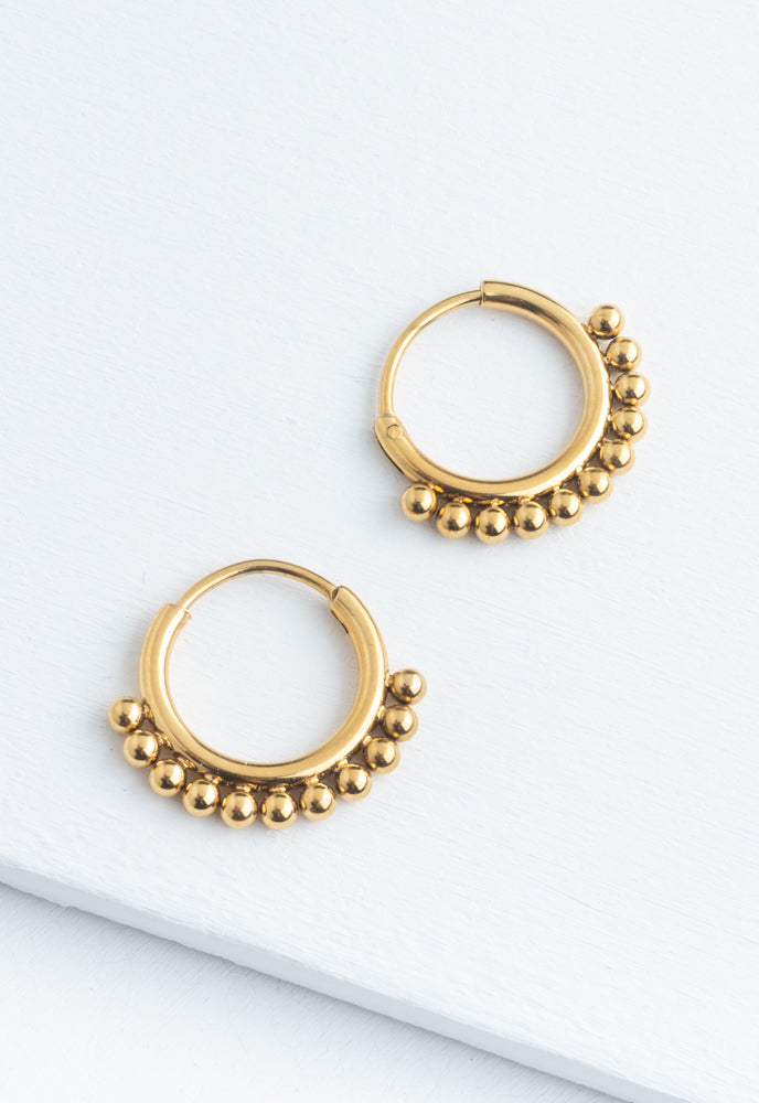 Chime Hoops in Gold