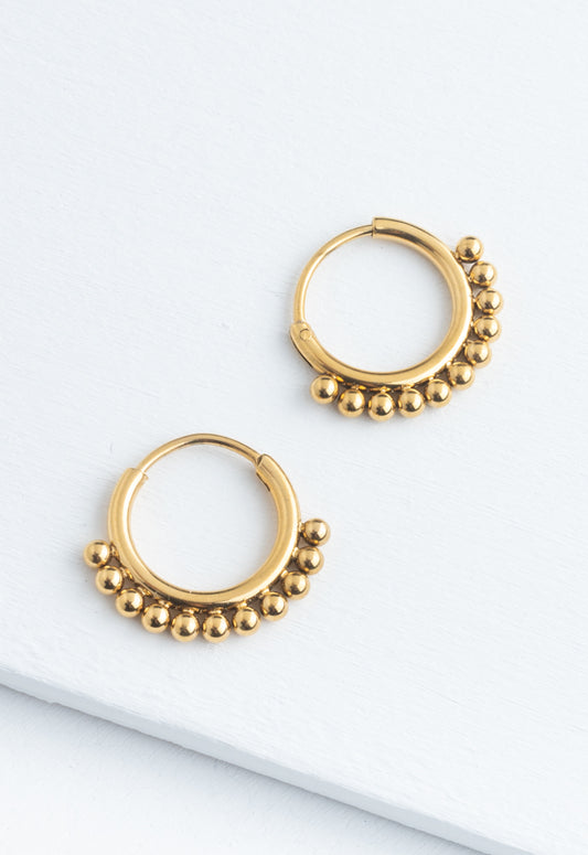 Chime Hoops in Gold