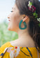 Ocean Mist Resin Earrings