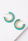 Head Over Heels Hoops in Turquoise