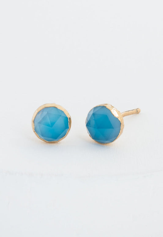 Artic Blue Prism Studs