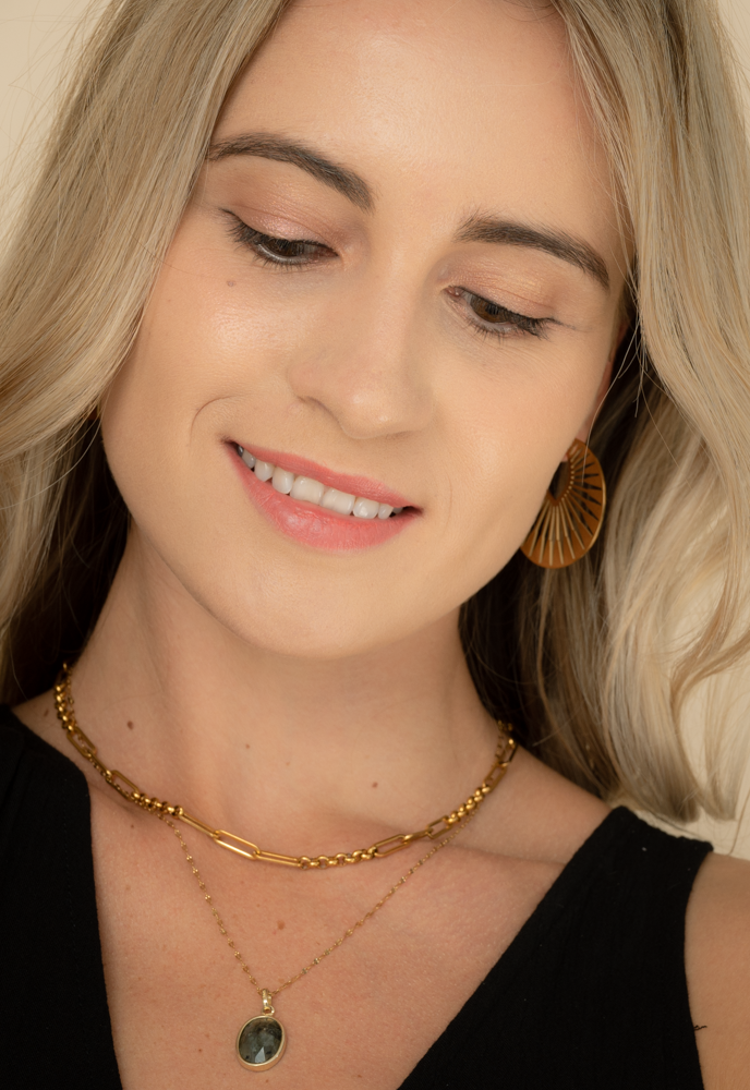 Mirror Mirror Oval Necklace