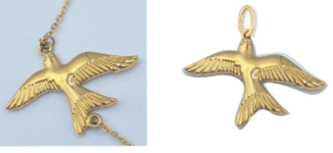 ND5372  Midnight Garden Charms  Bird Charm A