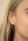 Phoenix Silver Half Moon Earrings
